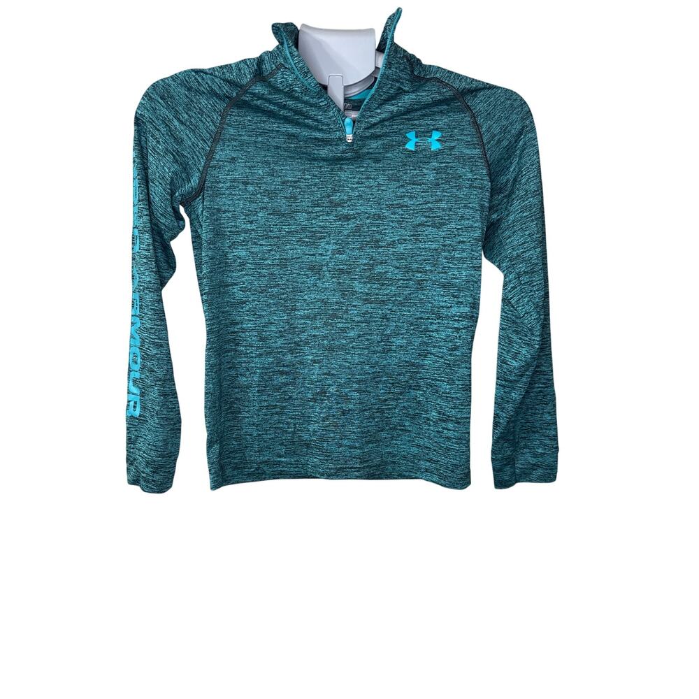 Under Armour Blue‎ Quarter-Zip Sweatshirt Youth Medium